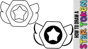 How To Draw Brawl Stars Tokens How To Draw Brawl Stars Diy Tutoria Star Diy Drawing Lessons For Kids Diy Tutorial