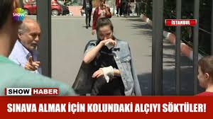 Sinava Almak Icin Kolundaki Alciyi Sokturduler