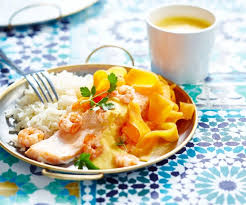 Saumon Vapeur Sauce Aux Crevettes Recette Saumon Vapeur Idee Recette Thermomix