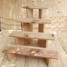 Large log doug fir wood rustic cake cupcake stand wedding party shower wooden 4 tiered, lumberjack party, boho,wild things are, live edge. Natural Wood Color Wooden Cupcake Stand Ladder Bleacher Shopee Philippines
