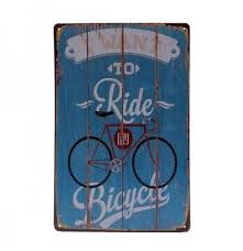 Choose your favorite bicycle designs and purchase them as wall art, home decor, phone cases, tote bags, and more! Bicycle Tin Sign Vintage Metal Plaque Poster Bar Pub Home Wall Decor