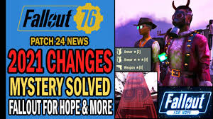 Bethesda recently outlined a new 2021 roadmap for fallout 76, but none of the content is so ambitious and. Flag Mystery Solved 2021 Life Quality Changes Double Xp Fallout For Hope More Fallout 76 News Youtube