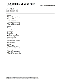 Alabaster Chords Rend Collective Experiment I Am Broken Music Verse