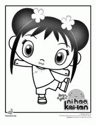 Ni Hao Kai Lan Nickelodeon Coloring Pages Festa