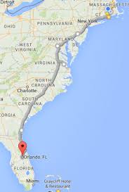 Vacationers rely on map to check out the vacation fascination. East Coast Road Trip Florida To Massachusetts In 5 Days Frembes Com