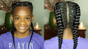 Take one side and go underneath the middle section, do the same the opposite way, and repeat that process. Twin French Braids Using Clip In Extensions Misskenk Youtube