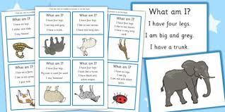 What Am I Guessing Game Cards Animal Themed Guessing Games Guessing Games For Kids Speech And Language