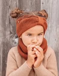 Stirnband gestrickt, kuschelweiche 100% Bio Merinowolle