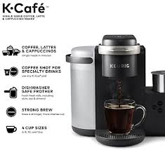 The keurig duo coffee maker did not earn its reputation as a brilliant piece of technology if not for its neat accessories. Keurig K Cafe Single Serve K Cup Coffee Maker Latte Maker And Cappuccino Maker Comes With Dishwasher Safe Milk Frother Coffee Shot Capability Compatible With All Keurig K Cup Pods Dark Charco