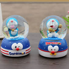 Lattice Shop Creative Rotating Crystal Ball Music Box Creative Gift Home Furnishing Ornaments Lovely Dora A Mickey Mouse Wallpaper Doraemon Wallpapers Doraemon
