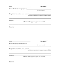 Counterclaim Paragraph Outline Argumentative Essay Outline Argumentative Writing Outline Essay Outline