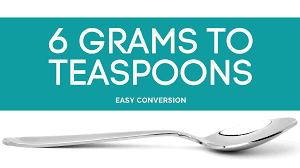 6 Grams To Teaspoons Easy Conversion Plus Calculator