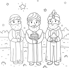 Disegni Re Magi Da Colorare Pagine Da Colorare Di Natale Colori Di Natale Bambini Artigianato Di Natale