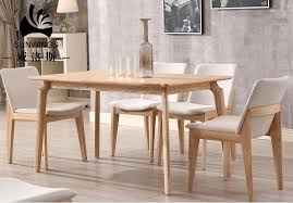With optimum leg room, this piece is perfect for the whole family. Natural Color Simple Wooden Dining Table Set Veneer Table China Dining Chair Wooden Dining Table Made In China Com