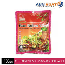 Ikan kukus, resepi ikan siakap kukus, ikan kukus halia, steam halia, steamed fish, ikan siakap kalau ikan kurang segar, jangan dibuat masak kukus nanti tak sedap isinya, sebaliknya buat masak. A1 Thai Style Sours Spicy Fish Sauce 180gm