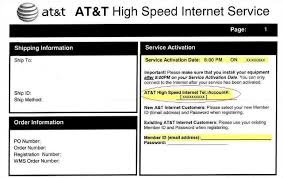 Anyone have any insight as to where or how i can find this info? Account Number Instructions At T High Speed Internet Installer