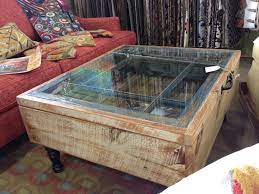 The top of the coffee table is built of salvaged wood from reclaimed shipping pallets milled into individual. Timeline Photos Black Dog Architectural Salvage Diy Furniture Decor Barn Wood Projects Shadow Box Coffee Table