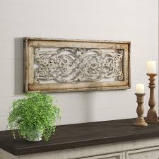 The converging lines add dimension to the whitewashed wall without overwhelming it. Country Farmhouse Wall Accents You Ll Love In 2021 Wayfair