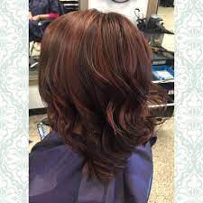 Chocolate Brown Hair With A Cinnamon Red Highlight Hair By Mandy Young Https Www Facebook Com Mandyyou Hair Color Chocolate Hair Color Techniques Hairstyle
