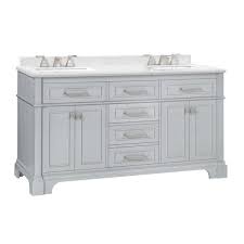 Helping doers in their home improvement projects. Home Decorators Collection Melpark 60 In W X 22 In D Bath Vanity In Dove Grey With A Cultured Marble Vanity Top In White With White Sink Melpark 60g The Home Depot