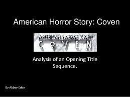 This rennie mackintosh was created in 1993 by george r. American Horror Story Coven Opening Title Sequence
