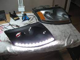 Audi Tt Led Drls Headlights Audi Tt Audi Led Diy