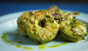 2 tablespoons chives , minced. Chilled Pesto Shrimp Cucina Fresca