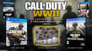 Dogfight over the pacific, airdrop over france, defend stalingrad with a sniper's precision and blast through advancing forces in north africa. Call Of Duty Wwii Collector Editions Revealed Pre Order Bonus Multiplayer Beta Dlc Exclusivity Youtube