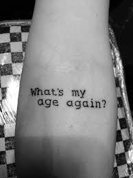 Provided to youtube by universal music groupwhat's my age again? Blink 182 Arm Tattoo What S My Age Again