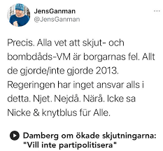 He has been member of the riksdag since 2002, representing stockholm county, and was leader of the social democrats in the riksdag from 2012 to 2014. Sver I Allmanhetens Tjanst Granskning Av Public Service Facebook