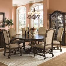 (32) magnolia home hayden 7 piece dining set low and high back chairs by joanna gaines $1,865. A R T Furniture Coronado 7 Piece Round Table Dining Set Overstock 7304981