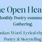 The Open Hearth~Spoken Word, Poetry, Storytelling event image