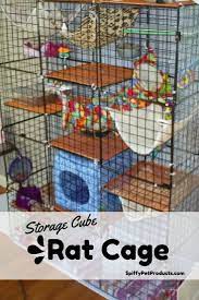 7 Pet Rat Cage Ideas You Have Got To See To Believe Spiffy Pet Products Rat Cage Pet Rat Cages Rat Cage Diy