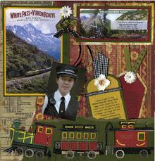 Railway In Skaway Alaska Scrapbook Com Cruise Scrapbook Cruise Scrapbook Pages Vacation Scrapbook