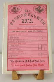 1962 Book The Passion Flower Hotel Pink Hardcover Etsy Passion Flower Hotel S Passion