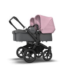 Bugaboo Donkey 3 Twin Seat And Carrycot Pushchair Soft Pink Adorable Tots