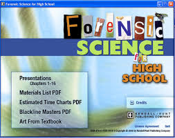 Complete Curriculum For High School Forensic Science Multiple Resources Forensics High School Electives High School Science