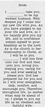 Are you planning on writing your own wedding vows? Christian Wedding Vows Examples For Groom And Bride Weddinginclude
