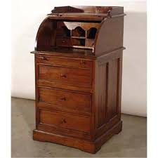 Antique Small Rolltop Roll Top Victorian Desk 1859277