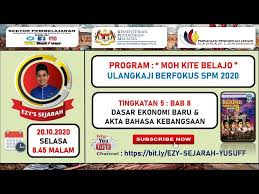 Dasar ekonomi baru (deb) merupakan program jangka panjang bermula dari tahun 1970 hingga tahun 1990. T4b5 Piagam Madinah Dan Penyebaran Islam Litetube