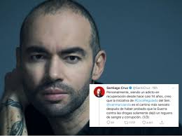 Santiago Cruz y su dolorosa experiencia con la adicción a las drogas y el  alcohol