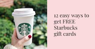 Gift card support use the links below to manage egifts you have sent or received, or view our full card terms & conditions. Free Starbucks Gift Cards 12 Ways To Get One Mint Notion