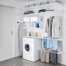 To possibly avoid the cost of a service call. Boaxel Laundry Combination White Metal Ikea