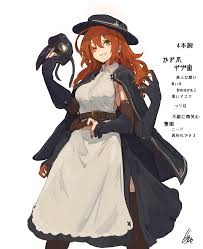 tvity s mediafajlami ot ランサネ lalansane tvitter doctor drawing female character design concept art characters