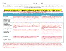 sample history lab answer key with rubric