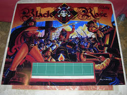Black Rose Pinball Translite Bally In Restoration Process By Mikonos Bally Black Mikonos Pinball Process Restoration In 2020 Black Rose Pinball Restoration