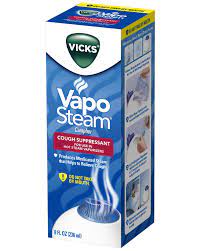 We did not find results for: Vicks Vaposteam Medicated Liquid With Camphor A Cough Suppressant 8 Oz Vaposteam Liquid Helps Relieve Coughing For Use In Vicks Vaporizers And Humidifiers Buy Online In United Arab Emirates At Desertcart Ae