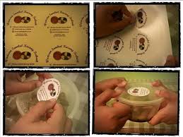 Stiker label putih dengan detail. Dinigifts Com Cenderahati Dan Aksesori Di Taman Melati Setapak Kuala Lumpur