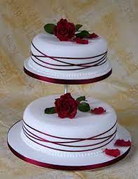 Simple Wedding Cake Designs Ideas Wedding And Bridal Inspiration Burgundy Wedding Cake Simple Wedding Cake Tiered Wedding Cake