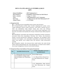 Rpp 1 lembar tematik terpadu pai dan bp kelas i merupakan perangkat pembelajaran yang di sesuaikan dengan silabus. Rpp Pai Sd Kelas 3 Kurikulum 2013 Pdf